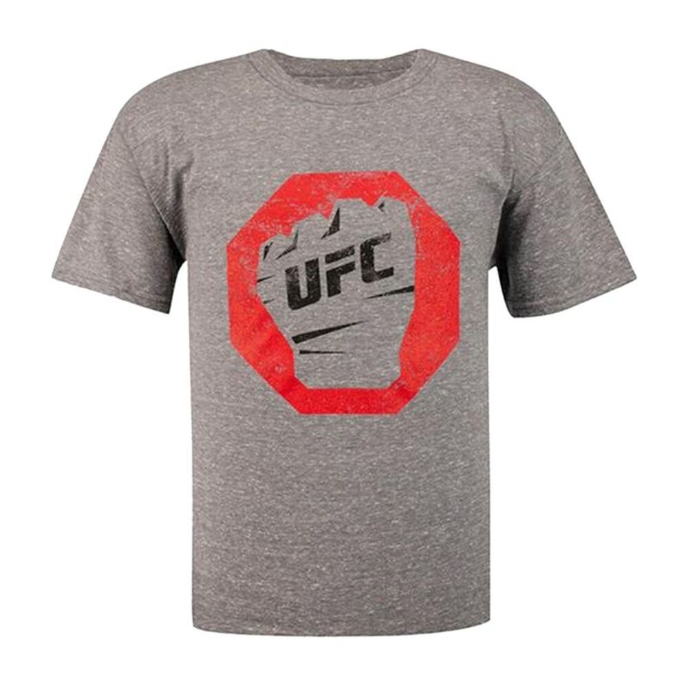 UFC Boys Big Kids Distressed Fist Graphic T-Shirt, NWT